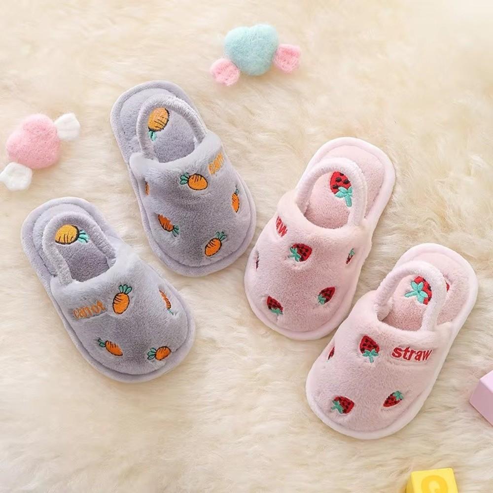 Cute Cartoon Children Slippers Cotton Kids Slipper New Toddler Shoes Baby Boy Girl