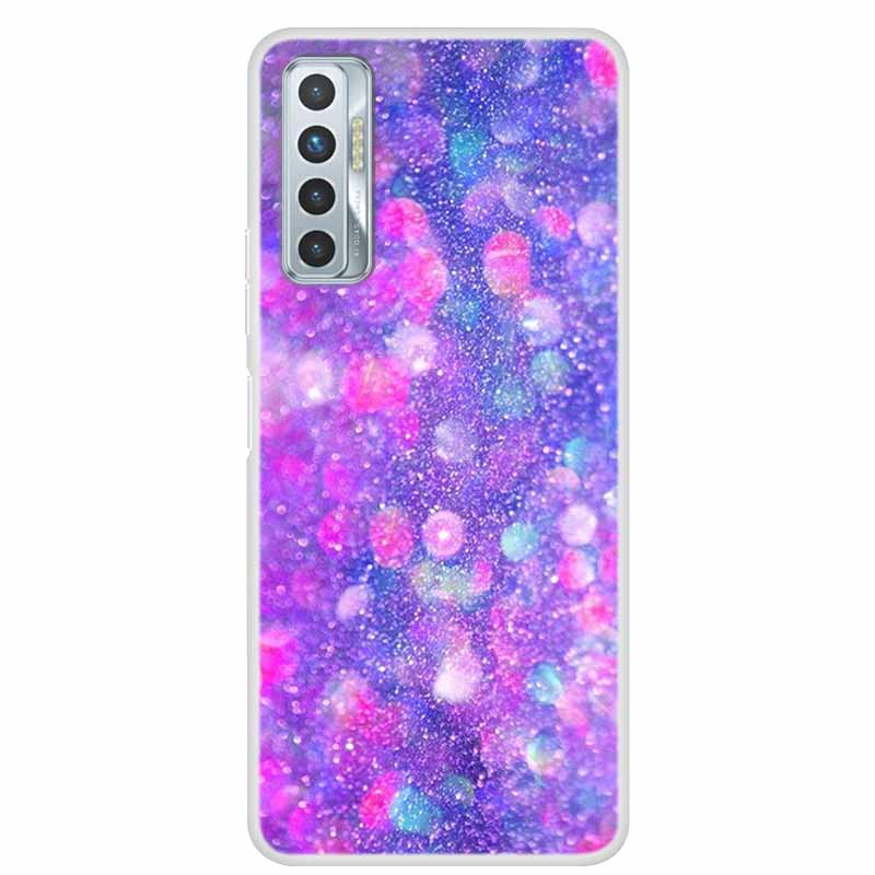 For Tecno Camon 17P Case Luxury Silicone TPU Soft Cover Phone Case For Tecno Camon 17 CG7 CG6 1 7 Coque Shockproof Cartoon Funda