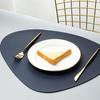 Double-Sided Pu Leather Placemat Teacup Coasters Waterproof And Oil-Proof Table Mats Western Restaurant Heat-Insulating Mats