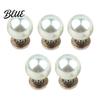 Anti-exposure Buttons for Women 5Pcs Fake Pearl Clothing Removable Decorative Brooch Pins No No-sew Shirt Sew Safety Pins Neckline Embellishment,