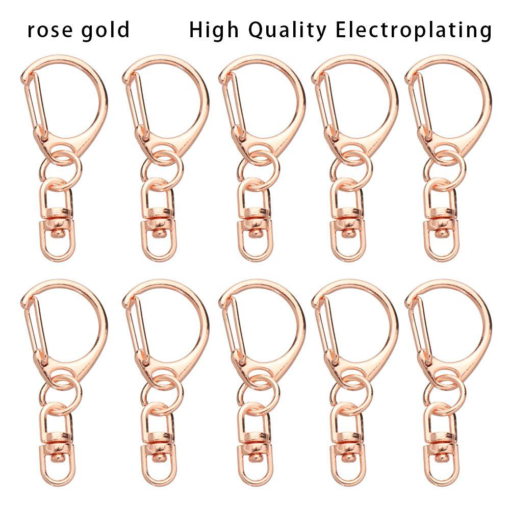 DIY KeyChain Bag Part Accessories Collar Carabiner Snap Lobster Clasp Hook Bags Strap Buckles