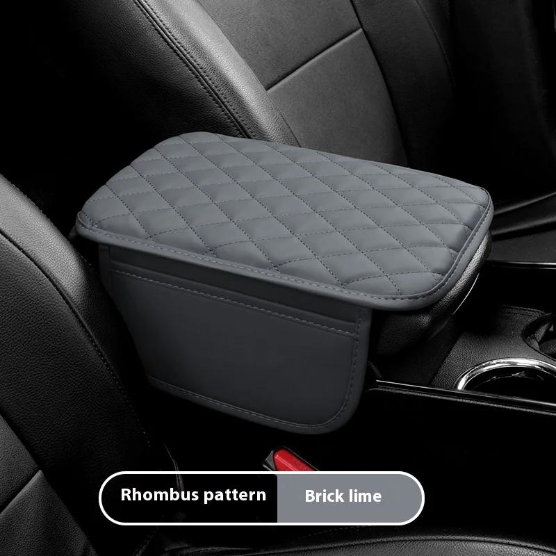 Auto Middenconsole Deksel Armsteunbak Kussen Met Zak Armsteun Mat Elleboog Armsteun Opbergruimte Voor Vw Jetta Mk6