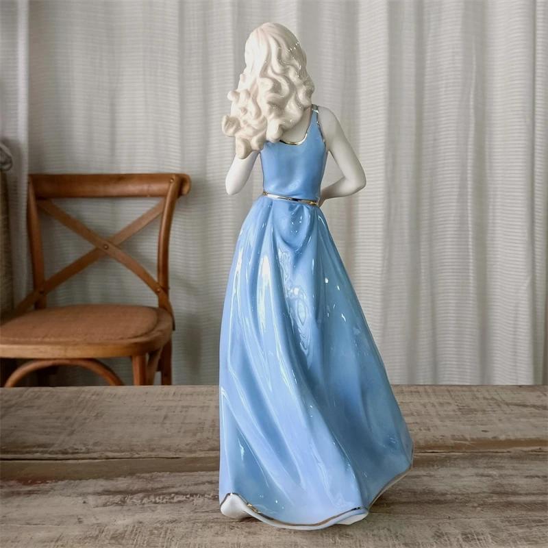 Ręcznie robiona Porcelanowa Figurka Saksofonisty Grającego na Ulicy Ceramiczny Muzyk Pubowy Saksofonistka Miniaturowy Muzyk Ozdoba Wystrój Pokoju Rękodzieło Prezent