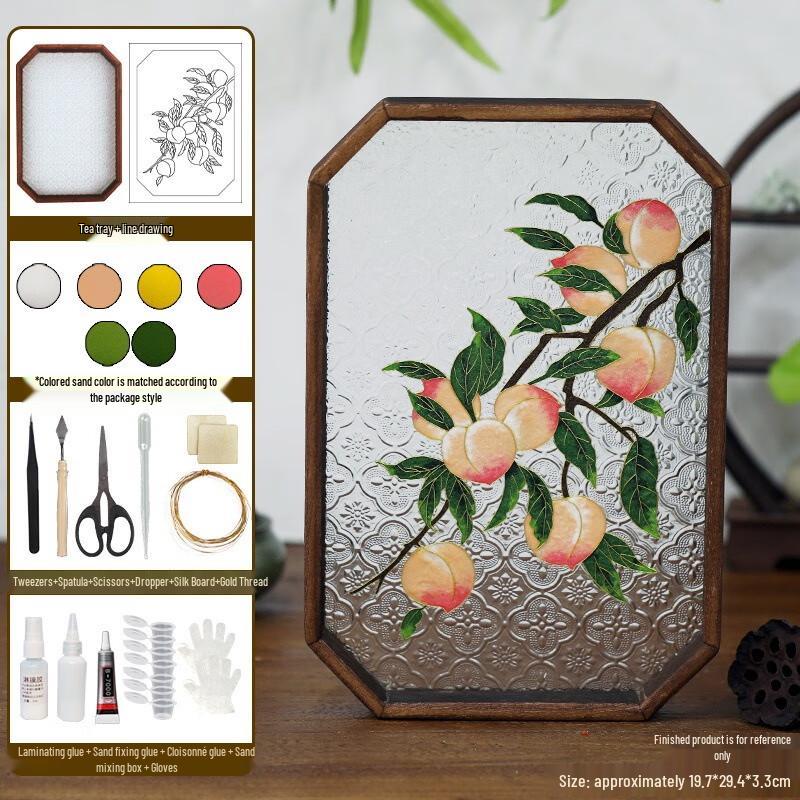 B.Y.K Cloisonné-Emailmalerei Teeschale DIY-Set