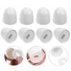 4pcs Universal Toilet Bolt Covers, Round Plastic Push-in Toilet Bolt Covers With Extra Washers, Easy To Install, 1.44 Inches Height