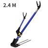 Super Hard Thickened Fishing Rod Holder Adjustable Extended Ground Plug Stable for Long Time Fishing Sessions