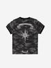 Korean Badblood Vintage Camouflage Short-Sleeve T-Shirt – Women's Niche Sports Casual Hot Girl Top
