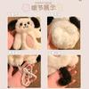 Panda puppy cat plush cute girl cartoon bag finger hanging neck