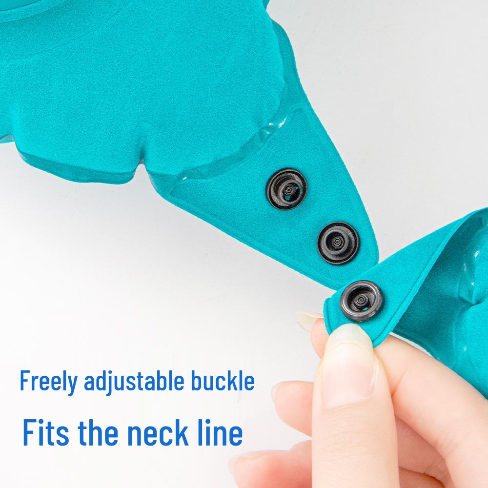 Milk Silk Inflatable U-Shaped Neck Pillow for Travel