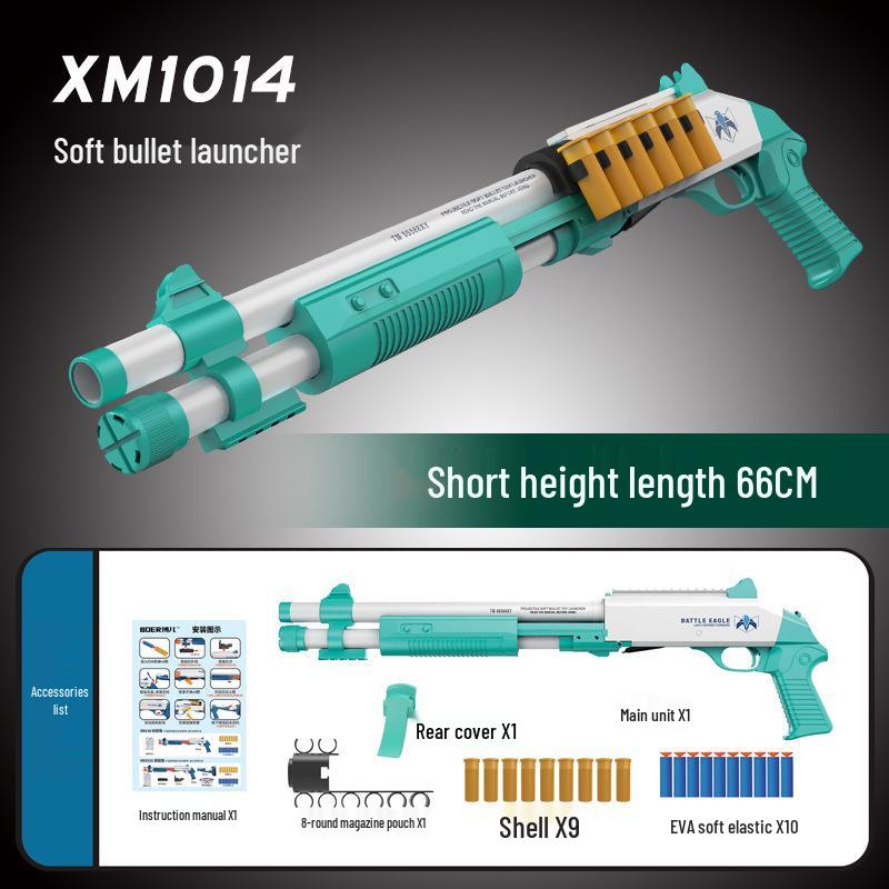 

1014 Игрушечный пистолет с мягкими пулями Laifu для игры на открытом воздухе на короткой дистанции
