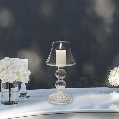 Glass Candle Holder Stick European Style Candlestick Candelabra for Wedding