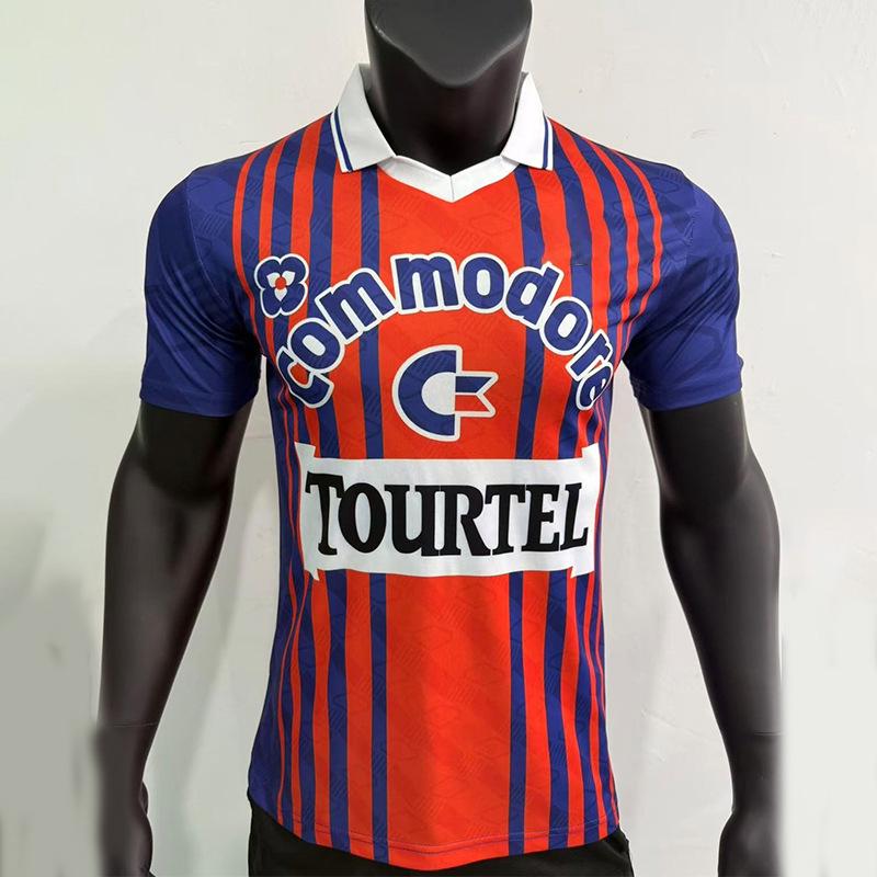Retro 93-94 Paris Home Football Jersey. X-Large