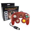 Controlador para Nintendo GameCube Controlador com Fio, Gamepad com Vibração de Ponto Único para NGC