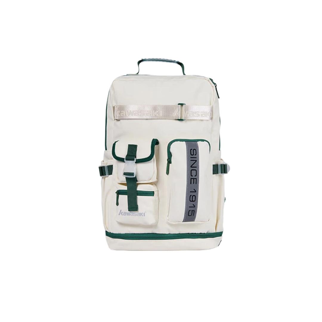 

KAWASAKI Badminton Bag, Large Capacity Sports Backpack with Separate Shoe Compartment, Little White Bear, A8214 Avocado Green зелений