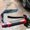 1 Pair Motorcycle Hand Guard with Windshield CNC Aluminum Universal 22MM Handlebar Hand Protector Motorbike Dirt Bike Scooter Modification Accessories