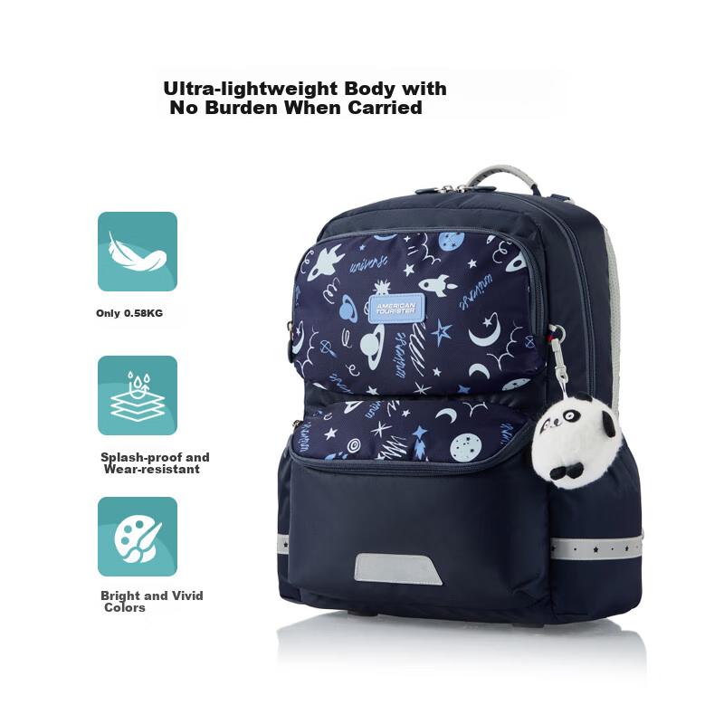 AMERICAN TOURISTER Boys' Antibacterial Lightweight Backpack for 5-6 Grade Elementary Students Large