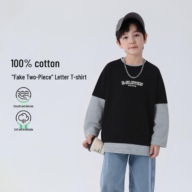 

Boys Long Sleeve Cotton T-Shirt 120