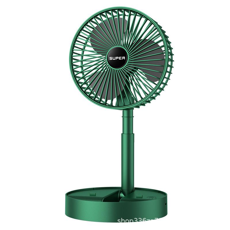 Foldable USB Rechargeable Mini Desktop Fan with Long Battery Life Plug-in
