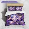 3pcs Duvet Cover Set (1*Duvet Cover + 2*Pillowcase, Without Core), Robin (Honkai Star Rail) Print Bedding Set, Bedroom Decor, All‑Season, Birthday Gif