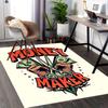 1pc Anime Cartoon Design Money Maker Chair Mat Non Slip Carpet for Office, Home Decor, Living Room, Bedroom