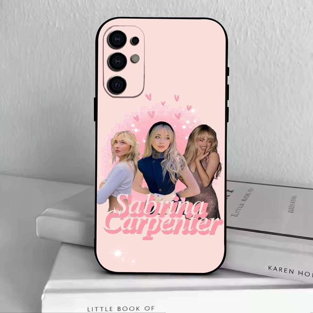 

edgy girl S-Sabrina Carpenter Phone Case For Samsung S25,S24,S21,S22,S23,S30,Ultra,S20,Plus,Fe,Lite,Note,10,Black Cover Samsung S24