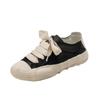 Grape mother studiolee summer round head lace-up canvas shoes versatile dissolving semi-drag casual sports board shoes women