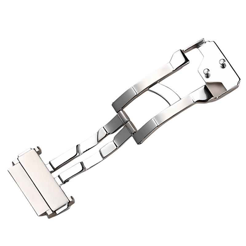Solid Stainless Steel Clasp for HUBLOT Replace Metal Buckle Butterfly Buckle Silicone Buckle/leather Strap Clasp Accessories