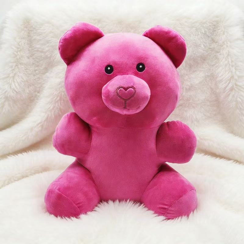 Nejnovější barevný medvěd barevná alpaka panenka Kawaii plyšová hračka postavička kreslená anime roztomilá dětská narozeninová sváteční dárková panenka