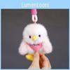 Letter Scarf Penguin Plush Keychain Toy With Soft Short Pile For Girls Gift And Bag Decoration