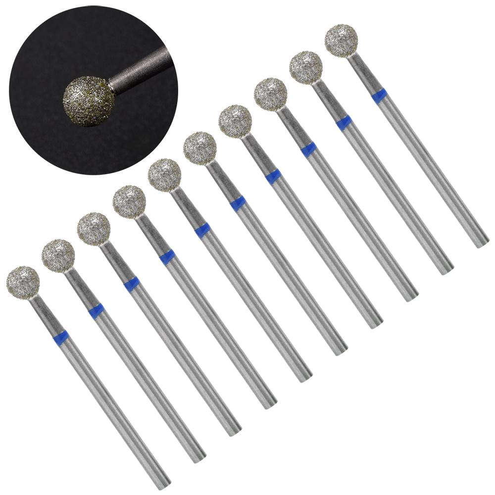 kads Ceramic Diamond Milling Cutter Set for Electric Nail Drill Machine Carbide Drill Cutter Manicure Pedicure Tool