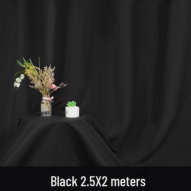 Tela de Fondo Fotográfico Gruesa en Blanco y Negro para Estudio y Sesiones de Retrato