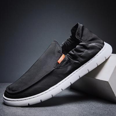 Mode Herren Canvas Schuhe Weiße Sneaker Lässige Slipper Mokassin Herrenschuhe Erwachsene Slip On Flats Sommer Herren Trainer Zapatos De Hombre445