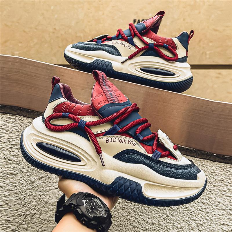 Men's shoes fashionable versatile non-slip and wear-resistant Forrest Gump shoes men's breathable retro mountaineering versatile casual dad shoes t