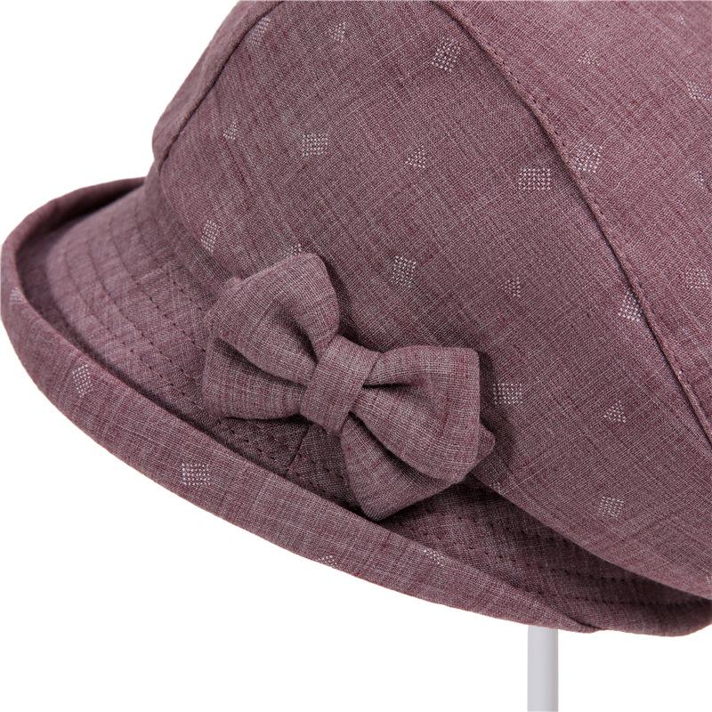 Petit chapeau de pêcheur à bords roulés avec décor de ceinture à nœud, chapeau de soleil Simple et élégant, chapeaux seau adaptés aux voyages