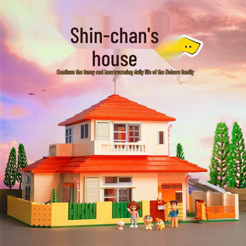 Keeppley Crayon Shin-chan Action Kamen Car Collectible Anime Figurine - Toy Gift for Children 20617.