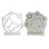 2026 New Spring Flower & Butterfly Candle Holder Mold with Cutout Wreath for Tea Light DIY Craft Jewelry Gypsum Decoration Mould