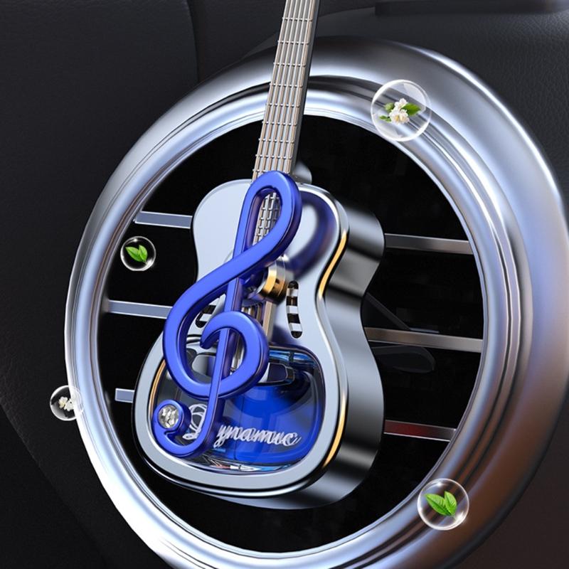 Ornamenti Decorativi Clip per Bocchetta Aria Auto Chitarra Con Capacità Aromatizzante Per Uso in Auto Costruzione in ABS Regalo per Guidatore