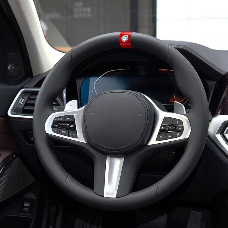 Volvo Car Steering Wheel Cover Emblem Badge Sticker DIY For S80 XC60 S60 V70 C30 FH500 FH16 XC90 XC40 AWD V90 V50 V60 V40 T6 S90