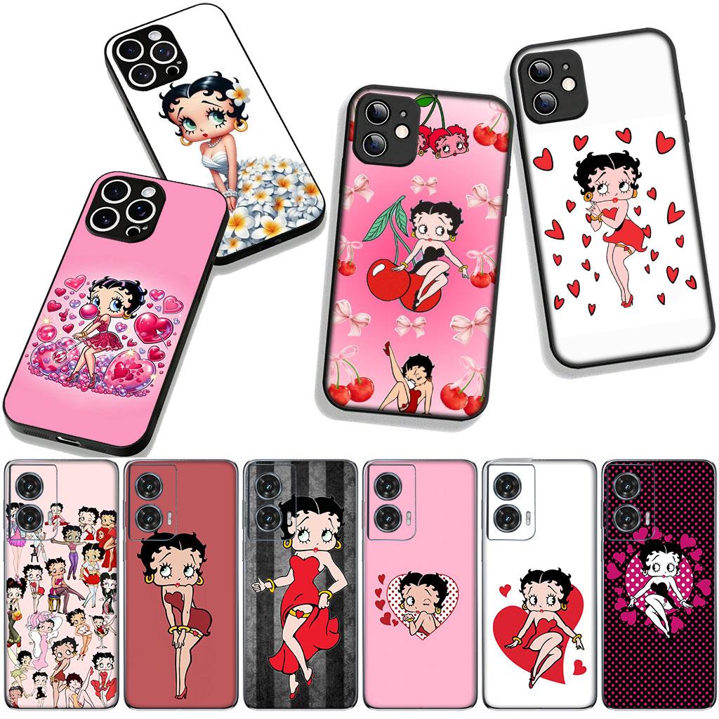 Cover per Xiaomi Redmi Note 14 12 13 ProPlus A4 A3 Pro Plus 12C 13C 14C 5G Custodia per Telefono Donna B-Bettys Ragazze B-Boops