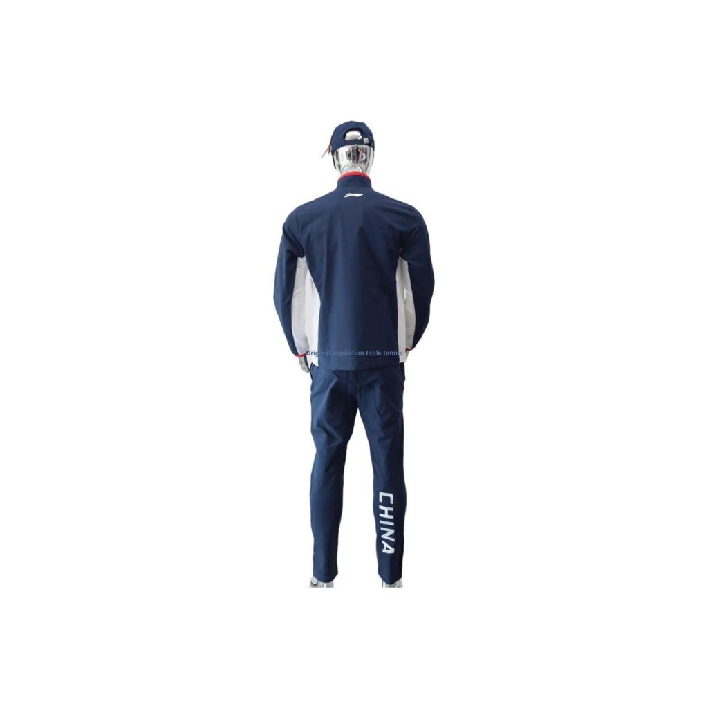 Li Ning Outdoor Casual Sports Zip Stand Collar Long Sleeve Jacket Men Jacket Guangdong-Blue AYYT001-3