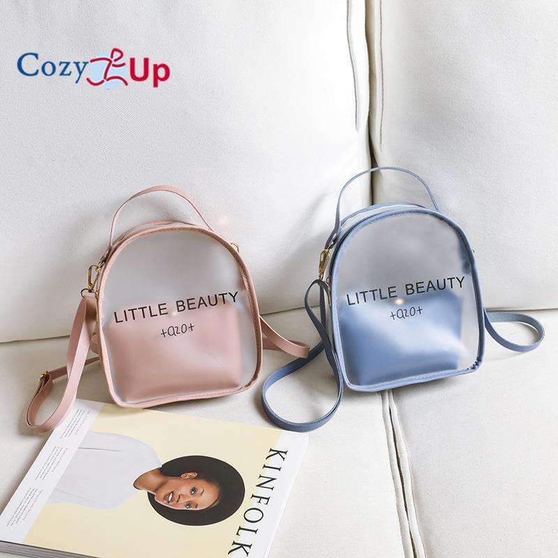 Cozy Up Průhledná taška přes rameno, Dámská taška, Želé batoh