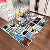 Bohemian Print Rug Anime Rug Living Room Carpet Large Children's Play Carpet Home Decorations Mat Baby Play Mat Gaming Mat