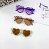Fashion Children'S Sunglasses Versatile Candy Color Boys And Girls Sunglasses Love Uv Protection Baby Glasses