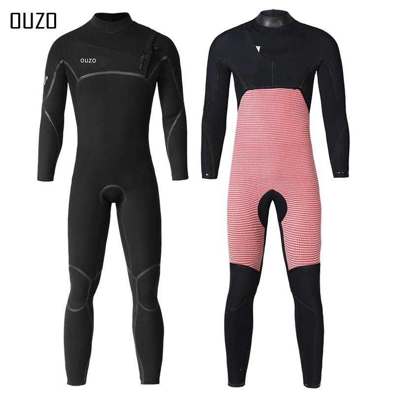 Mens 4/3mm Full Wetsuit Surfing Diving Swimming Warmth Stretch Neoprene Rash Guard