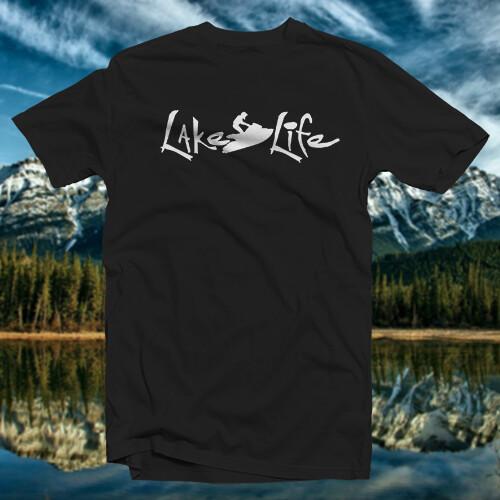 Lake Life #2 COTTON T-SHIRT water worship wave runner jet ski speed freedom Unisex T-Shirt S