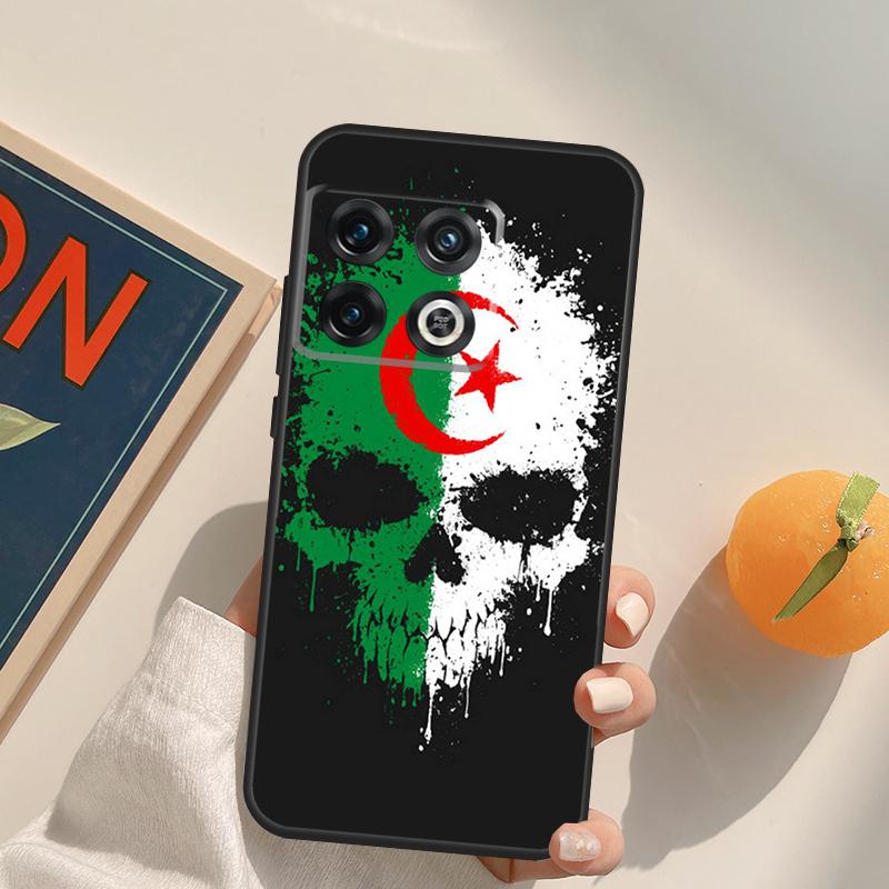 Flag Of Algeria Case For OnePlus 12R 13R 13T 10R 15 13 12 11 10T 8T Nord CE 4 3 2 Lite N20 N30 Nord 5 Cover