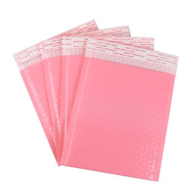 50ks Bubble Mailer Samolepící Pink Bubble Polstrované Poštovní obálky Tašky Dárkové balení Balení Přepravní taška Potřeby pro malé firmy