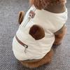 Warm Winter Dog Coat with Harness Hole - Fleece Lined Puppy Jacket for Small Dogs Teddy Pomeranian Clothes