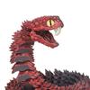 3D Printed Snake Articulated Toy, Flexible Jointed Serpent Figurine, Realistic Fidget Stress Reliever for Adults, Office Desk Decor Gift