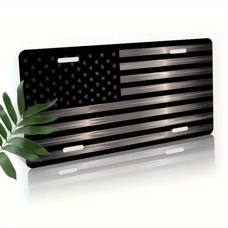

Brushed Metal American Flag D Flat Aluminum Tin Sign for Patriotic Car Wall Decor Garage Bar and Man Cave Art 15x30cm(5.9x7.8inch)